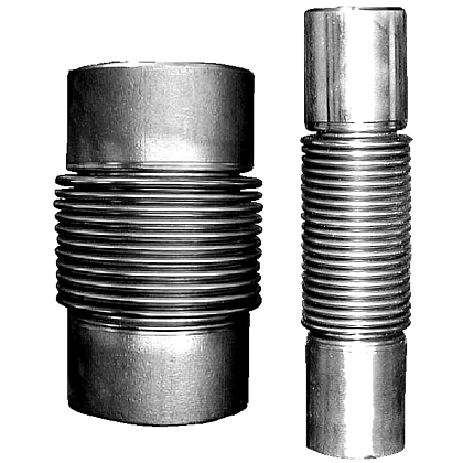 Axial expansion joint with weld ends with inhead sleeve type ALS EURO PN16