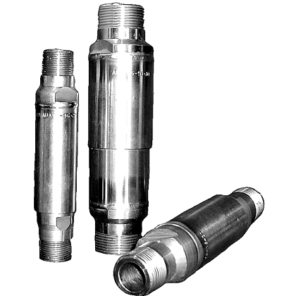 Axial expansion joint with threaded end connection and outer sleeve type AUA PN16