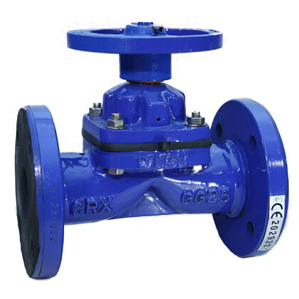 Weir type diaphragm valve type V69.2 111 910 PN10